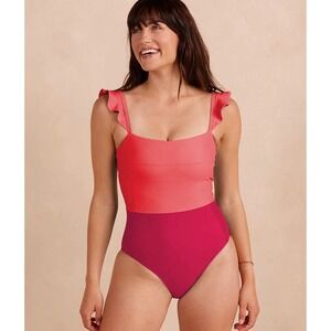 Summersalt The Ruffle Oasis One Piece Swimsuit, Size 10